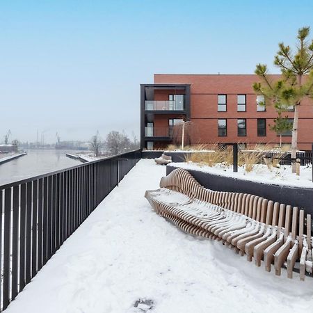 Sienna Grobla Apartment With View Of The Motlawa Terrace & Sauna, Gym By Noclegi Renters 그단스크 외부 사진