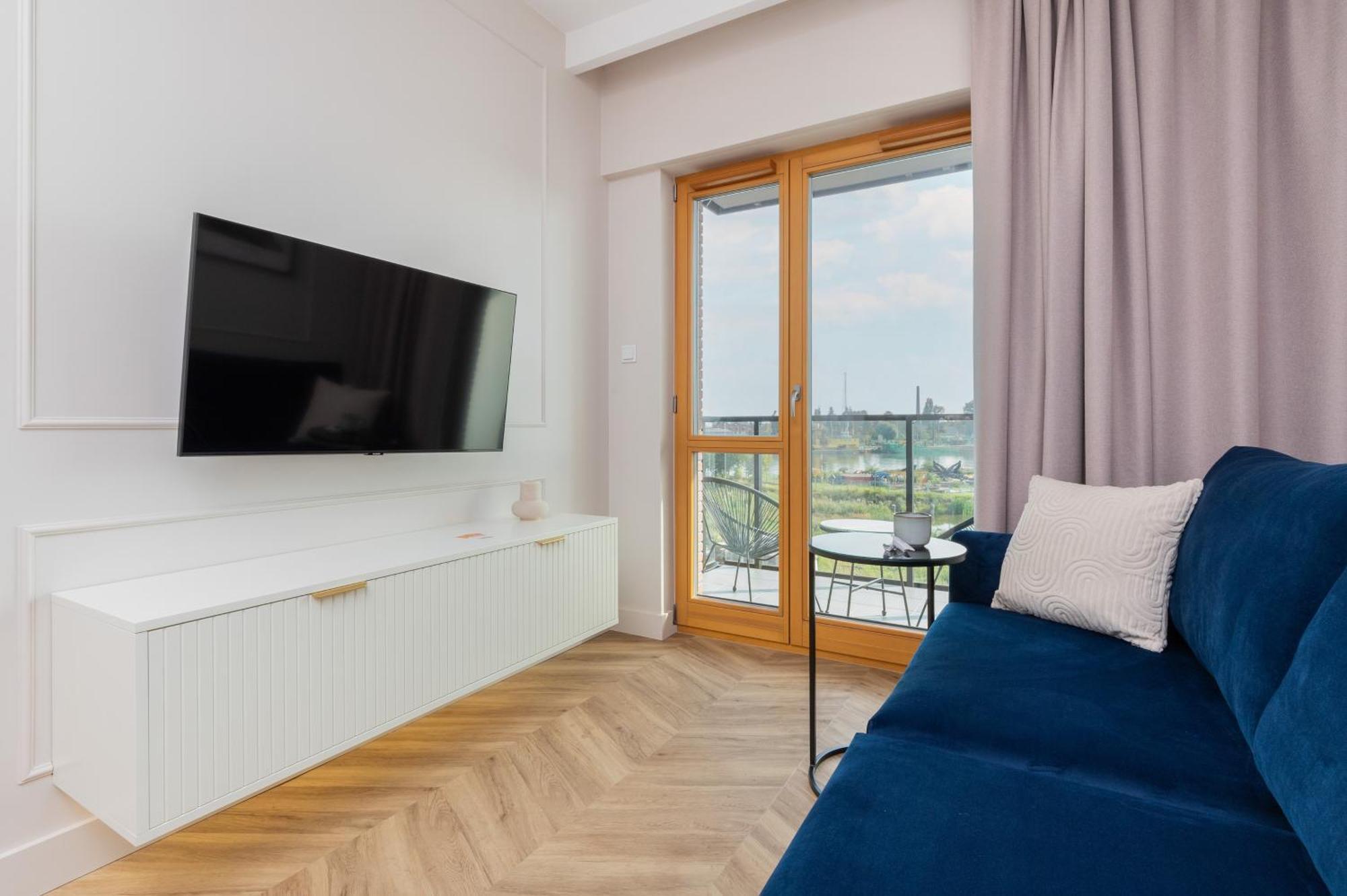 Sienna Grobla Apartment With View Of The Motlawa Terrace & Sauna, Gym By Noclegi Renters 그단스크 외부 사진